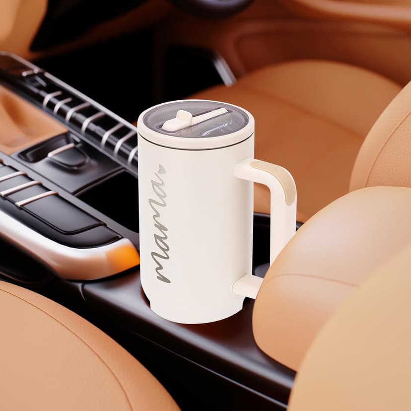 Mama Tumbler 40 oz Cup with Lids Straws First Mothers Day Gifts for New Mom Gifts for Pregnant Mother, Mama, Mom To Be B0F1DK279Y