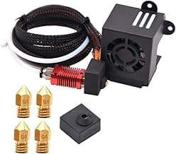 Creativity Full Assembled Ender 3 Hotend Upgraded Kit with Nozzles 3D Printer Parts Accessories Replacement for Ender 3s/ Ender 3 Pro 3D Printer