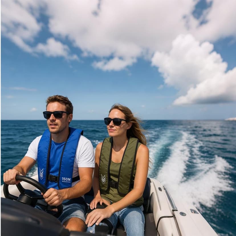 Automatic Inflatable Life Jacket | Low Profile PFD for Adults | Compact Design Self Inflating Life Vest | Supports up to 330 lbs