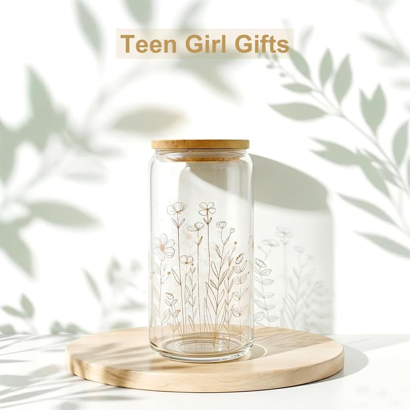 Christmas Gift for Teen Girls, Capybara Birthday Gift for Teenage, Tween, Daughter, Sister, Best Friend w Glass Cup MHSMHL Gift Baskets for Women, Teen Girl Gifts Trendy Stuff B0GLFNF9XR