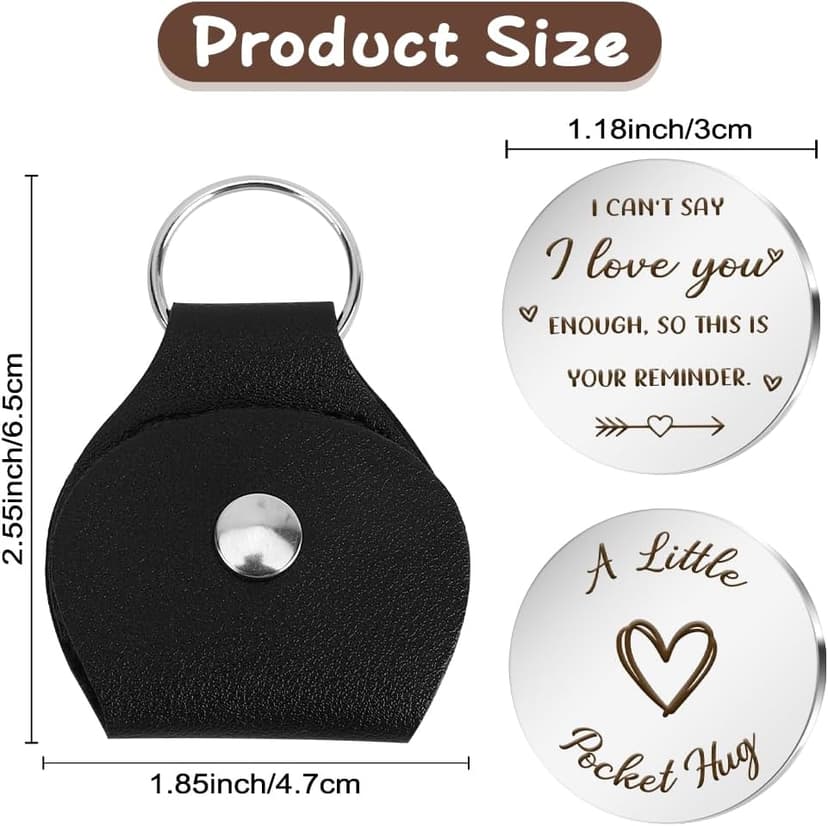 Pocket Hug Token Gifts for Men Women Boyfriend Girlfriend Valentine Gift Inspirational Gift Graduation Birthday Gift