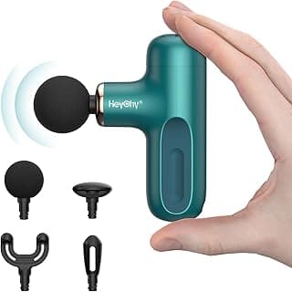 Super Mini Massage Gun, Percussion Deep Tissues Muscle Massager, Compact Sports Travel Massage Gun, Portable Handheld Massager for Office Gifts for Her, Home, Athletes