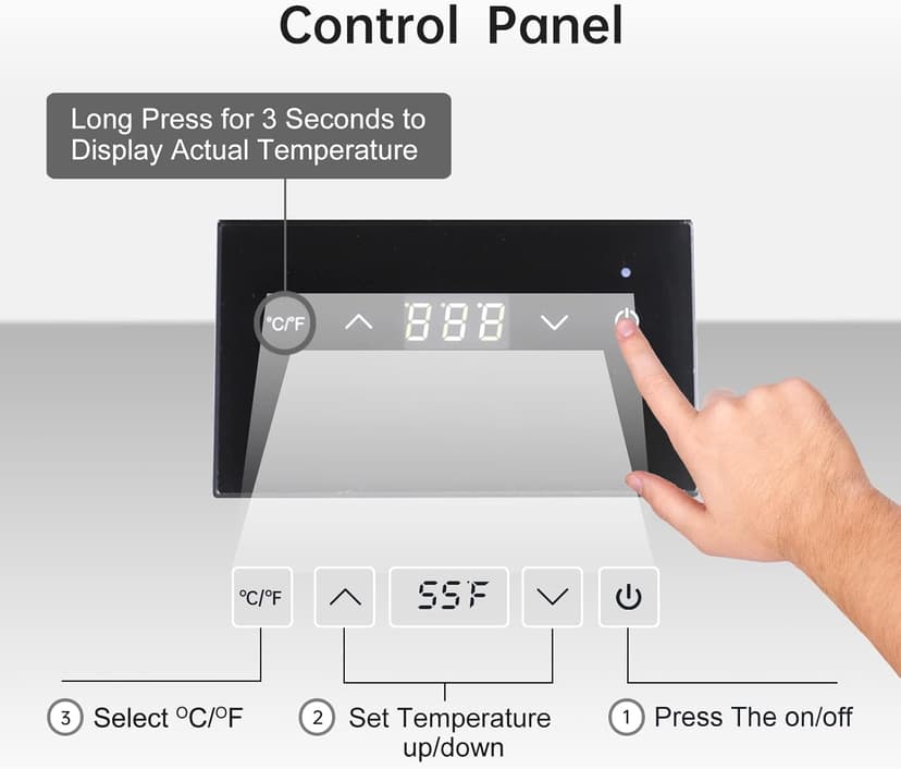 Electric Wine Chiller, Single Bottle Cooler for 750ml Wine or Some Champagne,Stainless Steel Iceless Cooler Keep Cold Up to 24h,Kitchen,Bar and RV Vino Accessory,Gift for Vino Lover