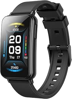 Parsonver Parsonver 5ATM Waterproof Fitness Tracker, Swimming Smart Watch with Step Counter, Stopwatch, Pedometer, 24/7 Heart Rate/Blood Oxygen/Sleep Monitor, 110+ Sport Modes Fitness watch for Women Men, Black