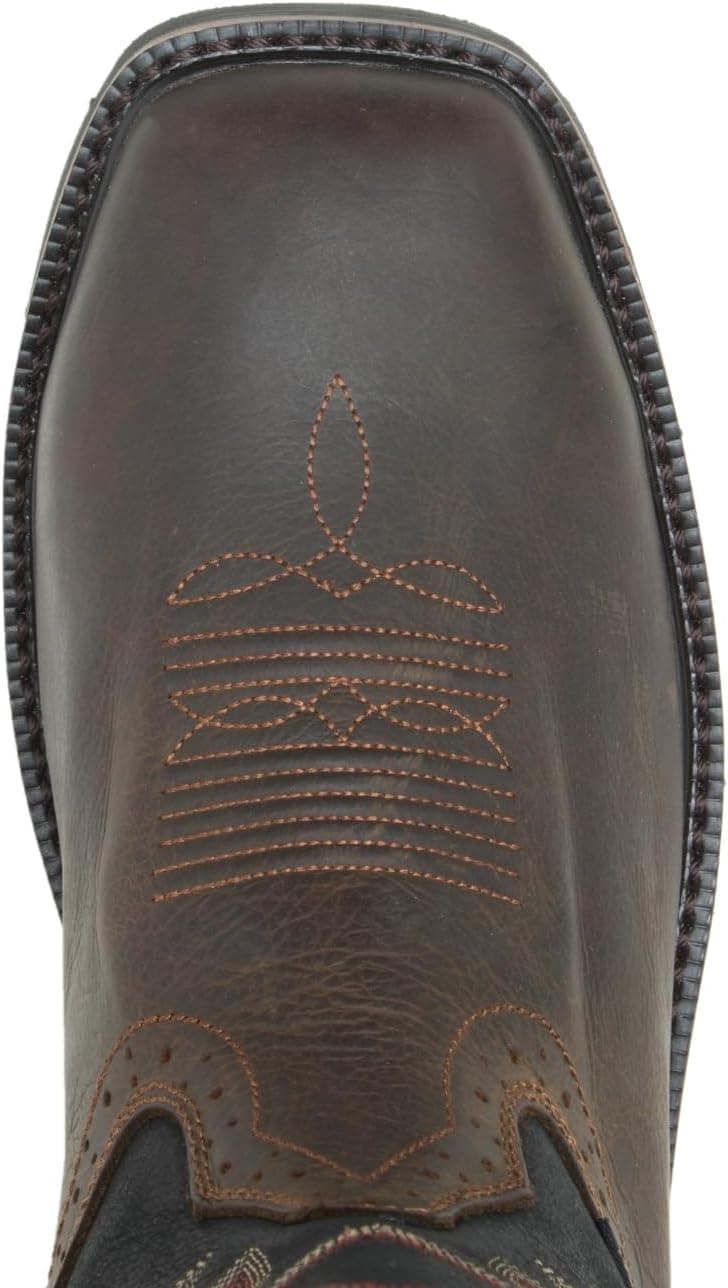 WOLVERINE Men's Rancher Waterproof Steeltoe Square Toe 10in Wellington Work Boot