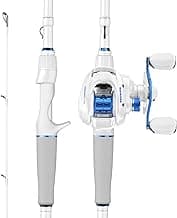 KastKing Centron Lite Fishing Rod and Reel Combo, IM6 Graphite 2Pc Blanks, Stainless Steel Guides with Ceramic Rings, Contoured EVA Handles & Fighting Butt, Split or Full Rear Handle Design, 13 Models