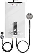 Tankless Water Heater Propane with Digital Display, 3.66 GPM 14L Portable Instant Hot Gas Water Heater with Overheating Protection for Indoor and Camping,85300 BTU