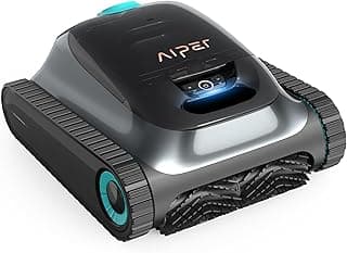 AIPER Scuba S1 Cordless Robotic Pool Cleaner, Pool Vacuum for Inground Pools, Wall and Waterline Cleaning, Smart Navigation for Pools up to 1,600 Sq.ft (Renewed)