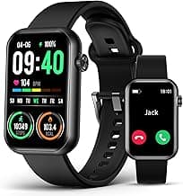 Smart Watch Fitness Tracker (Answer/Make Call), 24/7 Heart Rate Spo2 Blood Pressure Monitor Sleep Tracker, 114 Sports Modes Pedometer Calorie Step Tracker, Waterproof Activity Tracker for Women Men