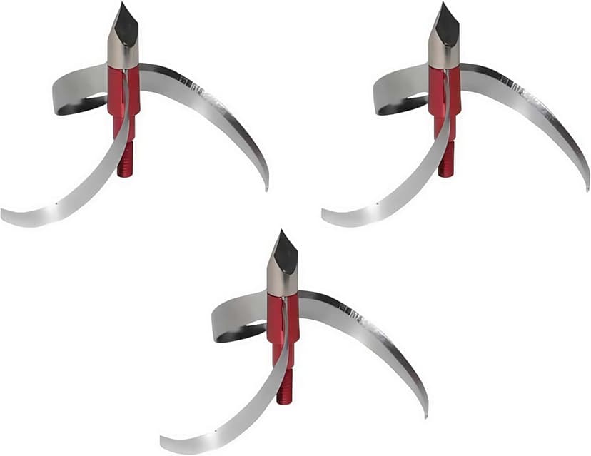 Turkey Hunting Broadhead for Archery - 125 Grain 3 Pack Archery Arrow Tips for Crossbow, Recurve, Compound Bow.