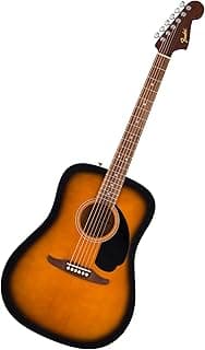 Fender California Debut Redondo Series Acoustic Guitar, Beginner Guitar, 2-Year Warranty, 2-Tone Sunburst