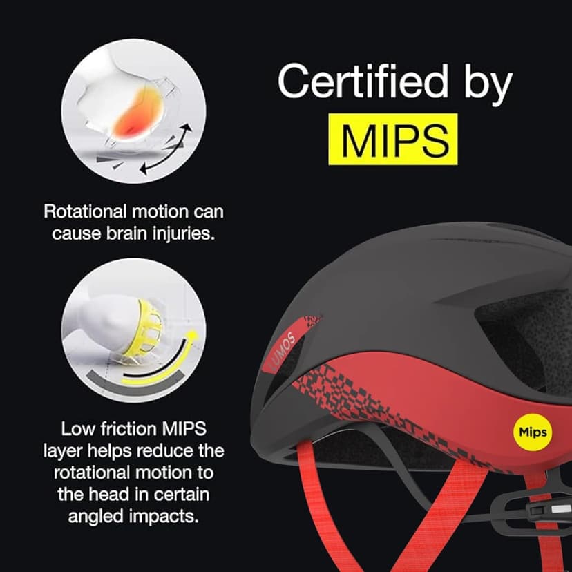 Lumos Ultra Aero GT Road Bike Helmet with Light | MIPS Lightweight Ventilation | Bicycle Helmets Commuter Cycling for Adults: Men, Women