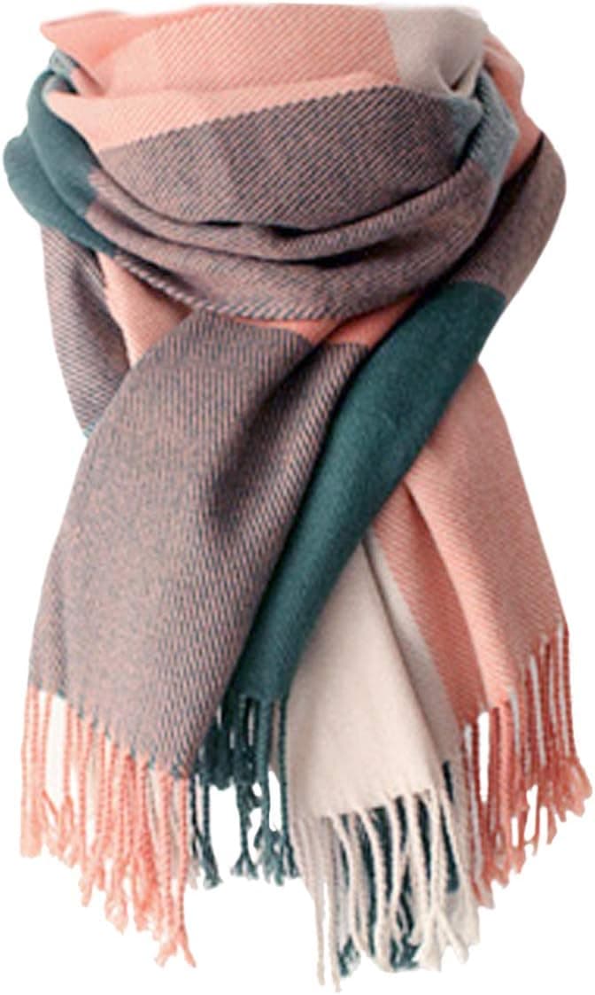 YSense Winter Scarf for Women Long Plaid Scarves Ladies Gifts B01KJP4KOM