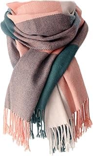 YSense Winter Scarf for Women Long Plaid Scarves Ladies Gifts B01KJP4KOM