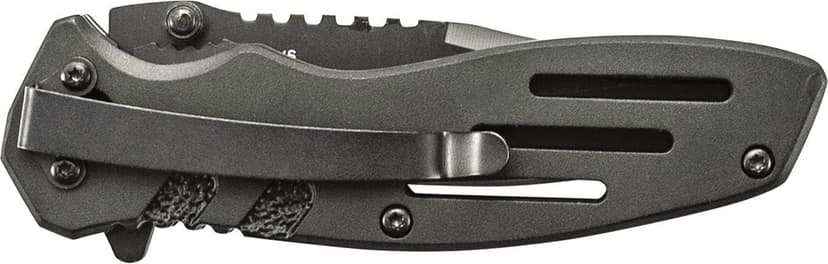 Smith & Wesson Accessories Extreme Ops SWA24S 7.1in S.S. Folding Knife with 3.1in Serrated Clip Point Blade and Aluminum Handle for Outdoor