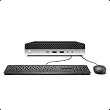 HP ProDesk 600 G3 Mini PC Desktop, Intel Core i5-6500T, 16GB RAM, 256GB PCIe Solid State Drive, USB-C, Windows 11 Professional (Renewed)