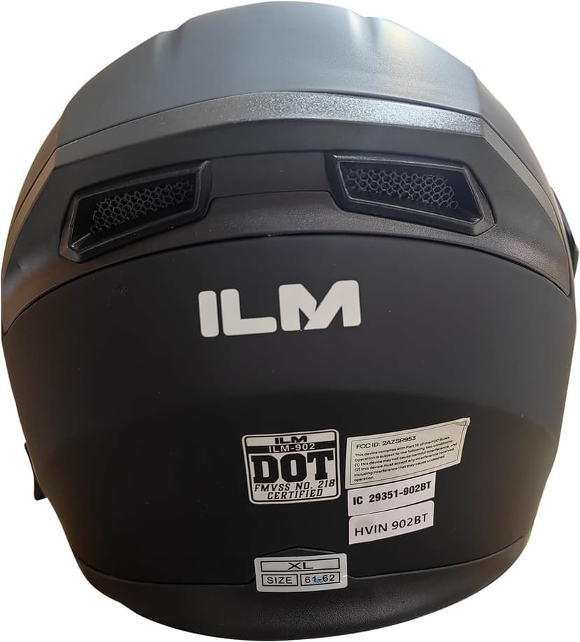 ILM Bluetooth Motorcycle Helmet Modular Flip up Full Face Dual Visor Mp3 Intercom FM Radio DOT Model 902BT/902BT PRO/902BT MAX