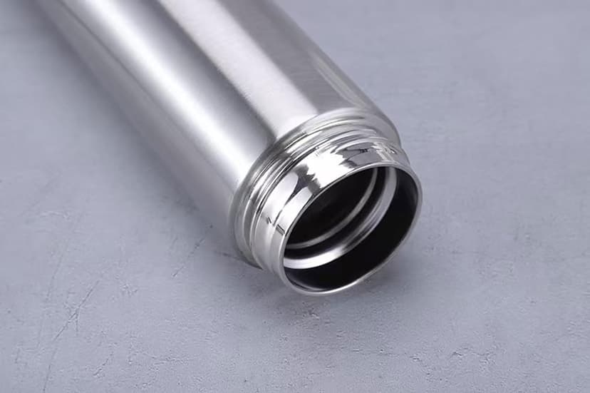 Stainless Steel Insulated Water Bottle Coffee Cup Travel Mug Vacuum Thermal Bottle for Hot Drinks Tea Flask Travel Tumbler 17Oz/500Ml (Silver)