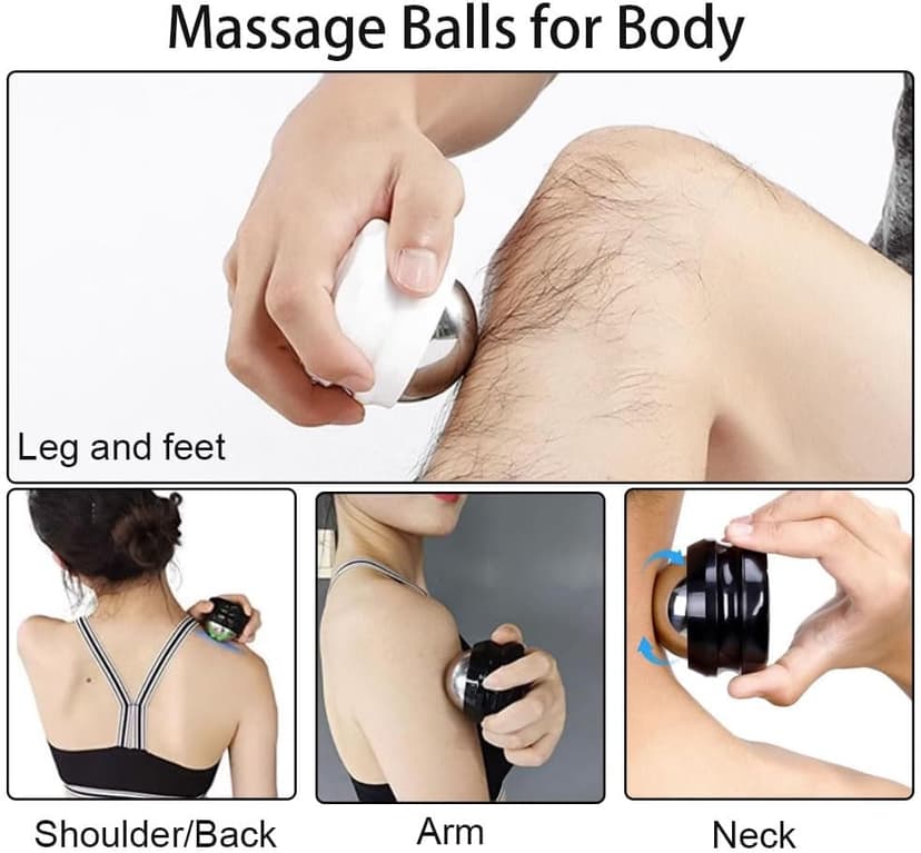 Cold Massage Roller Ball - Gifts for Men Women Teens Boys，Stays Cold for 6 Hours, Home Office Travel Essentials,Sports Fitness Relaxations Gift,Rapidly Relieve Muscle Pain and Tension