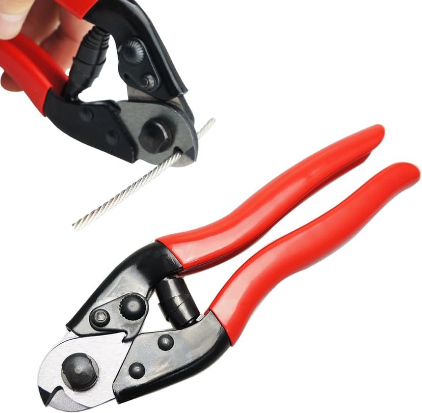 Cut up to 5/32"(4mm) Wire Ropes and Cables, For Cable Railing & Bicycle Brake Repair & Other DIY Projects, Neatly Cutting Muzata Cable Cutter for Cutting up to 5/32" Wire Ropes and Cables CR12 B06XCX2LL7