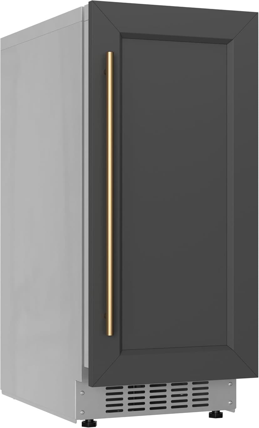 KoolMore Reserve 15 in. Residential Panel Ready (Panel Not Included) Ice Maker 57 lbs/24hr in Stainless-Steel (KM-BIM57-PR)