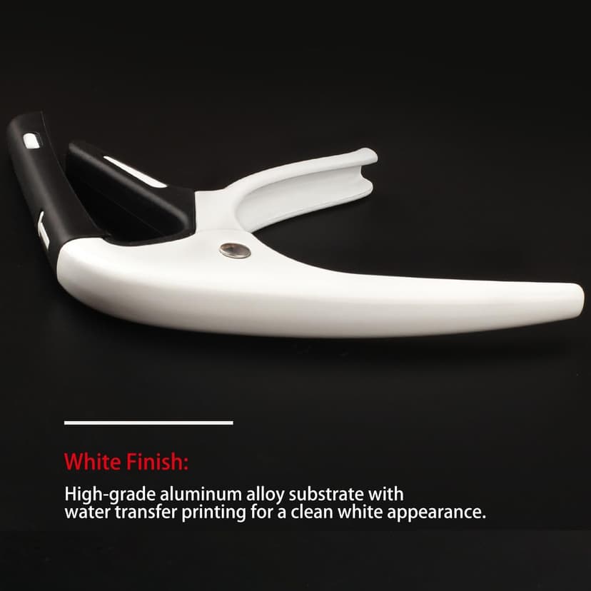 Guitar Capo for Acoustic and Electric Guitars 2 Packs Capo 6-String Acoustic Capo guitar accessories (Red-White)