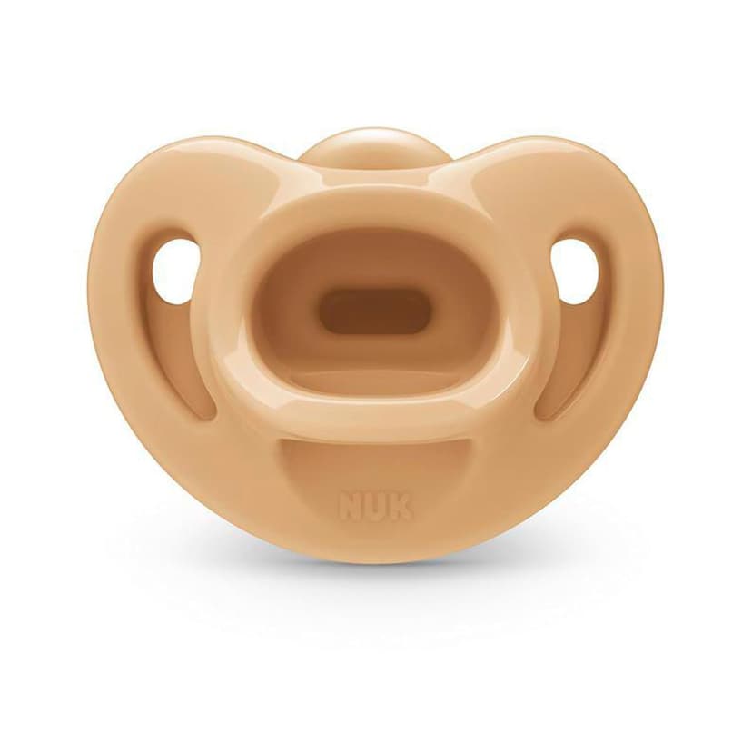 NUK Timeless Comfy Pacifier | 100% Silicone, One-Piece Design | BPA-Free, Gentle on Baby’s Skin | 5-Pack, for 0-6M