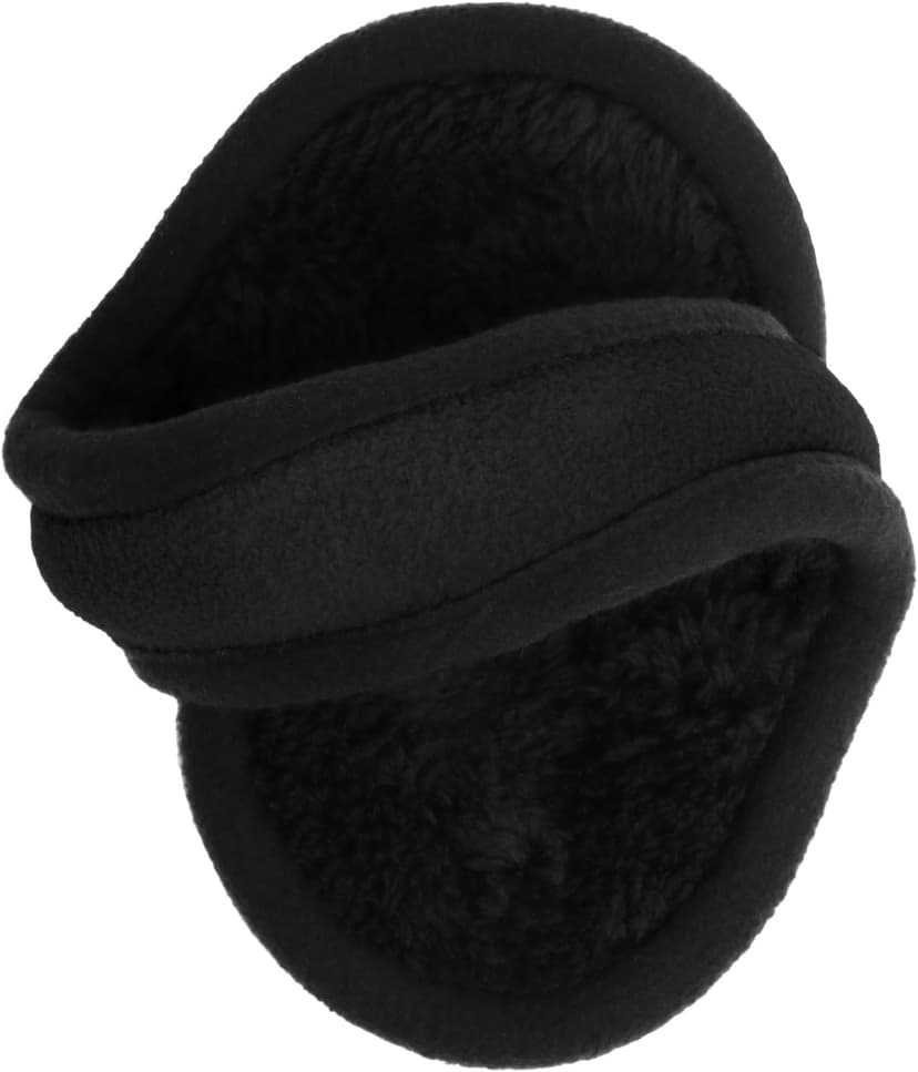 Timberland Men’s Foldable Tree Logo Ear Muffs - One Size, Soft Inner Cushion for Warmth, Easy to Carry, Cold Weather Fit