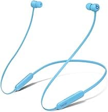 Beats Flex Wireless Earbuds - Apple W1 Headphone Chip, Magnetic Earphones, Class 1 Bluetooth, 12 Hours of Listening Time, Built-in Microphone - Flame Blue