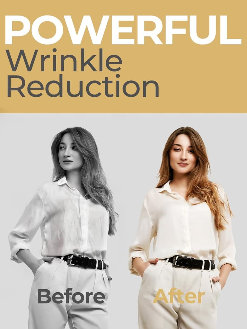 NIASSO Portable Travel Steamer, 1200W Handheld Fabric Steamer for Clothes, 4 Modes with LCD Display, Powerful Wrinkle Remover for Home & Travel, 150ml Water Tank, 10S Fast Heat-Up, 180° Swivel Handle