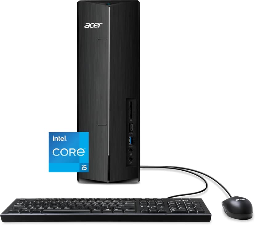acer Aspire XC-1780-UA91 Desktop | Intel Core i5-13400 10-Core Processor (Up to 4.6GHz) | 8GB 3200MHz DDR4 RAM | 512GB PCIe Gen 4 SSD | SD Card Reader | Intel Wi-Fi 6E AX211 | Windows 11 Home