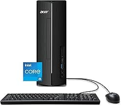 acer Aspire XC-1780-UA91 Desktop | Intel Core i5-13400 10-Core Processor (Up to 4.6GHz) | 8GB 3200MHz DDR4 RAM | 512GB PCIe Gen 4 SSD | SD Card Reader | Intel Wi-Fi 6E AX211 | Windows 11 Home