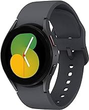 SAMSUNG Galaxy Watch 5 40mm Bluetooth Smartwatch w/Body, Health, Fitness and Sleep Tracker, Improved Battery, Sapphire Crystal Glass, Enhanced GPS Tracking, US Version, Gray (Renewed)