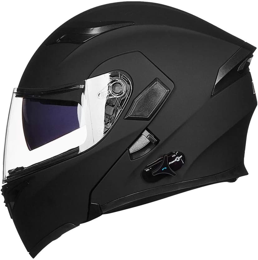 ILM Bluetooth Motorcycle Helmet Modular Flip up Full Face Dual Visor Mp3 Intercom FM Radio DOT Model 902BT/902BT PRO/902BT MAX