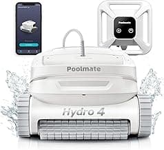 Chasing Hydro 4 Pool Vacuum for Inground Pools | 210-Min Battery Pool Robot for Floor, Wall & Waterline Cleaning | Smart App Control | 5070 GPH Suction Perfect for Pool Opening Season