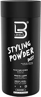 L3 Level 3 Styling Powder - Natural Look Mens Powder - Easy to Apply with No Oil or Greasy Residue