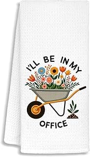 Gifts for Plant Lovers, Plant Lady Mom Birthday Gift, Funny Best Friend Housewarming New Home Gift, Decorative Towel 16x24in Gardening Gifts for Women Funny Kitchen Towels, B0G568ZDJH