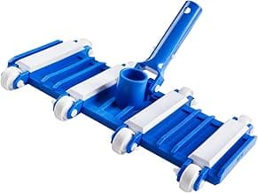 Pool Vacuum Head with Wheels, Flexible Swimming Pool Vacuum Head with Swivel, Pool Cleaner Vac Head, 14''Heavy Duty Head for Inground & Above Ground Pool