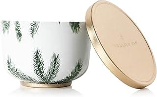 Thymes Scented Candles for Women & Men – Tin with Lid – Luxury Home Decor – Holiday Candles with Notes of Crisp Siberian Fir Needles, Cedarwood, & Sandalwood (Frasier Fir, 6.5 oz)