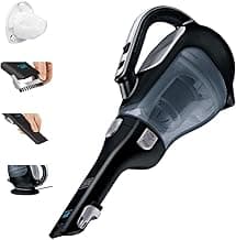 BLACK+DECKER dustbuster 20V Hand Vacuum Cordless Rechargeable, Car Vacuum Portable, Powerful Suction AdvancedClean Hand Vac with Extendible Crevice Tool, Flip-Up Brush and Charging Base (BDH2000L)