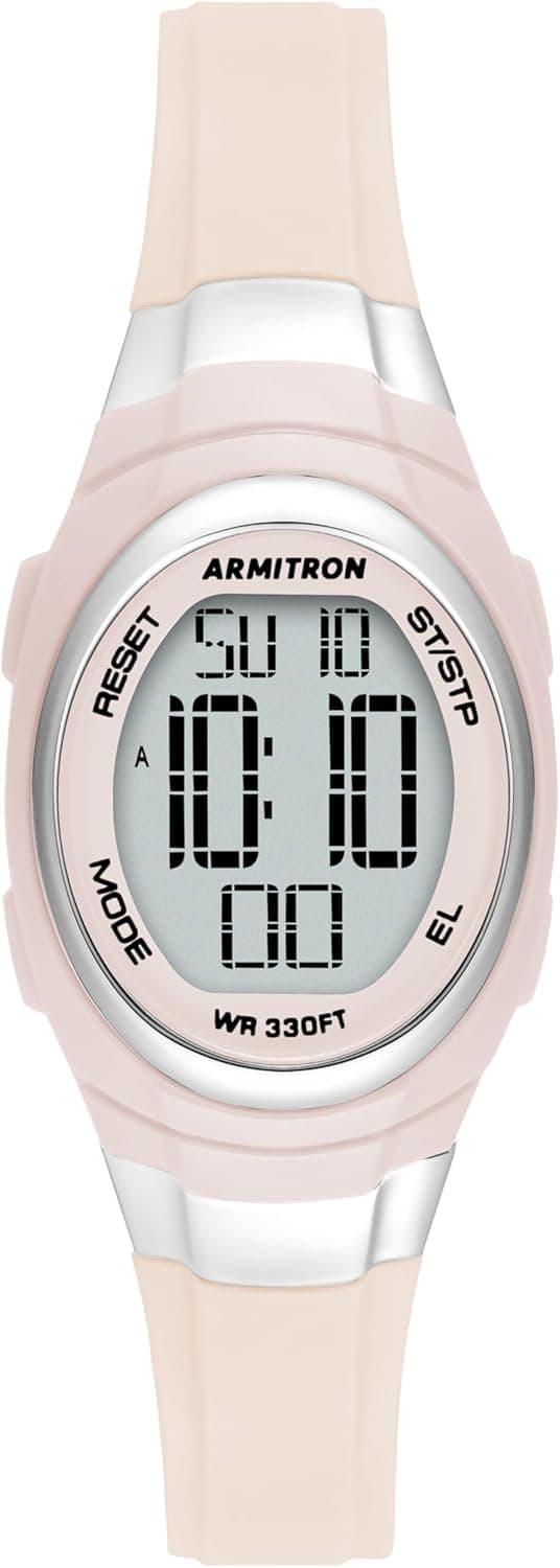 Armitron Sport Women's Digital Chronograph Resin Strap Watch, 45/7034