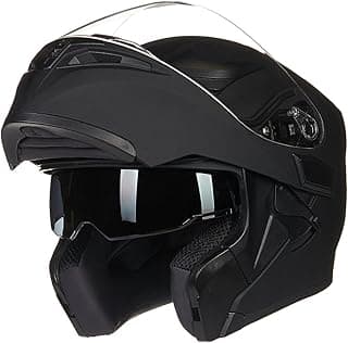 ILM Motorcycle Dual Visor Flip up Modular Full Face Helmet DOT Model 902/902L