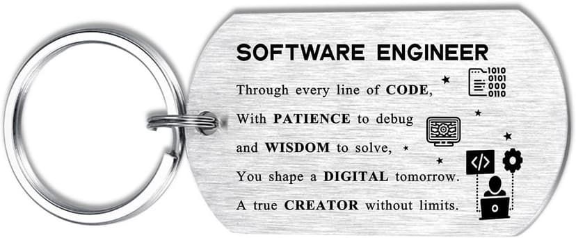 Engineer Gifts - Engineering Keychain for Mechanical Software Electrical Engineer - Engineering Student Professor
