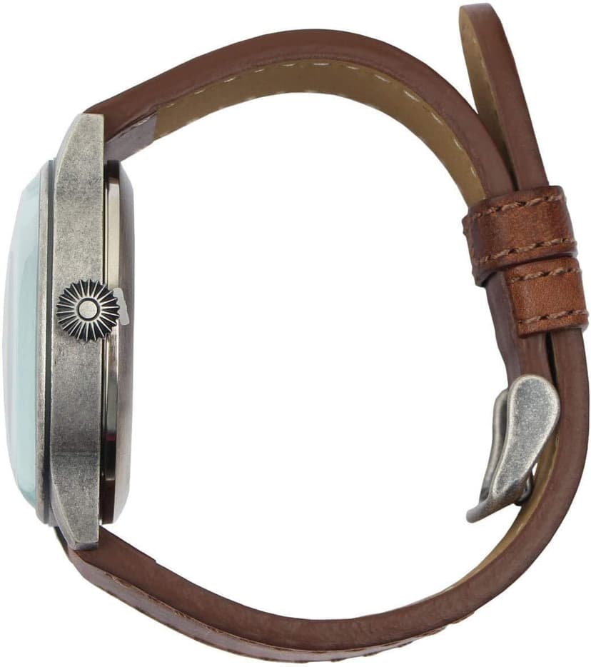 Mil-Tec Luftwaffe Me109 Aviator Vintage German WW2 Flieger Pilot Mens Watch - Military Easy to Read Calfskin Brown Leather Strap 3 Atm Analog Quartz