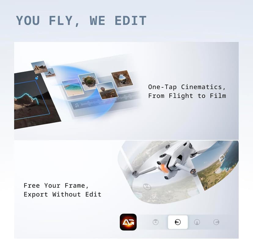 Antigravity A1 Infinity Bundle (3 High-Capacity Batteries) - 8K 360 Drone for Immersive Flight, Point-to-Fly Motion Control, Obstacle Avoidance, Deep Track, Auto Return, 10km Transmission, Auto Edit