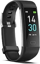Fitness Tracker with Step/Distance/Calories Counter, Activity Tracker with Heart Rate Monitor, Slim Style Watch IP68 Waterproof, Sleep Monitor Tracker, Pedometer Watch for Women Men