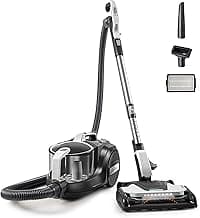 Kenmore DC5070.01 Upgrade 500 Series Bagless Canister Vacuum with Hair Eliminator Brushroll，2-Motor Cyclonic Technology, HEPA Filtration & 24' Auto Cord Rewind for Pet, Carpets, Hard Floors, Stairs