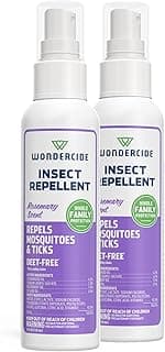 Wondercide - Mosquito, Tick, and Insect Repellent with Natural Essential Oils - Bug Spray and Killer - Safe for Family - Rosemary 2-Pack of 4 oz Bottle