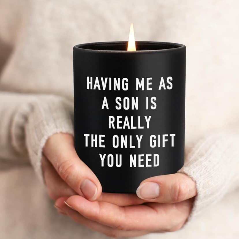 Fathers Day Dad Gifts from Son, Personalized Father's Day Gift Ideas, Funny Birthday Gifts for Dad Gift Father Papa Step Dads New Daddy Presents Cool, Happy Fathers Day, Birthday, Christmas, Candles