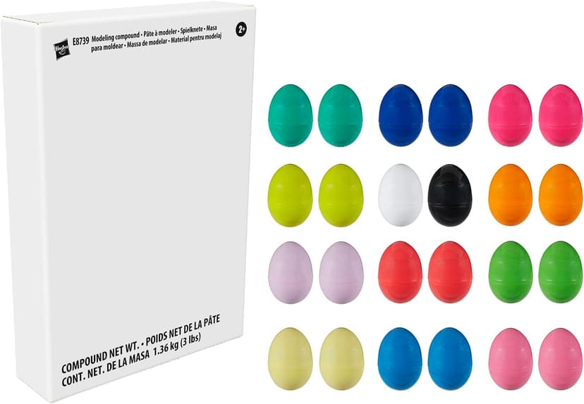 Play-Doh Eggs 24-Pack, Dinosaur & Dragon Egg Hunt Toys, Modeling Compound for Birthday Gifts & Party Favors, Easter Basket Stuffers, Kids Ages 2 and Up (Amazon Exclusive) B07VS46CXT